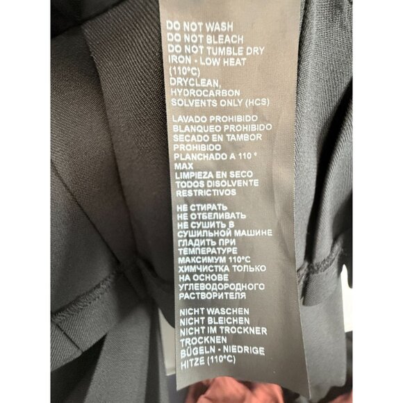 NWT The Kooples Womens Black Cropped Double-Breasted Pleated Blazer EU 38/US 6 - Picture 12 of 14